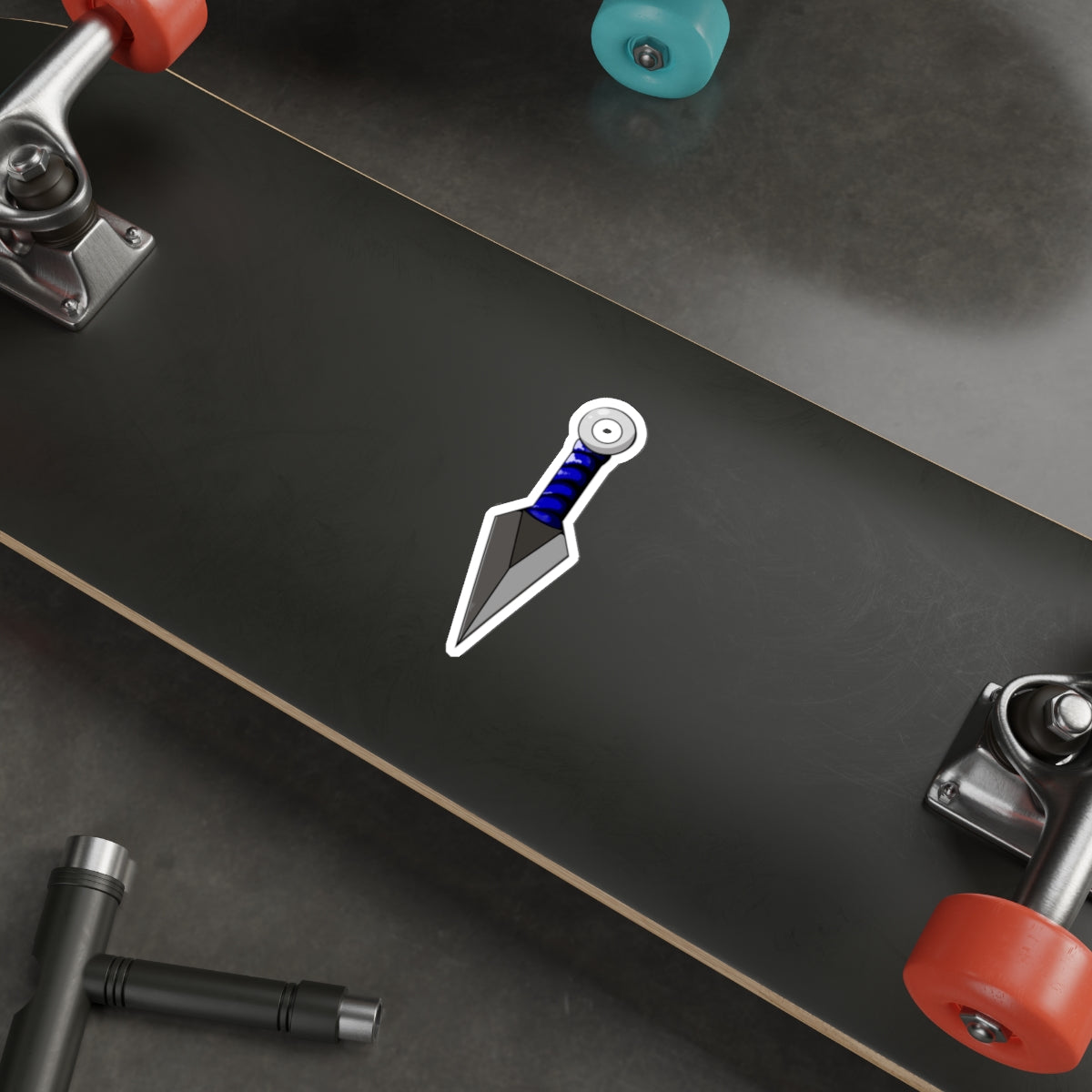 Blue Kunai Sticker