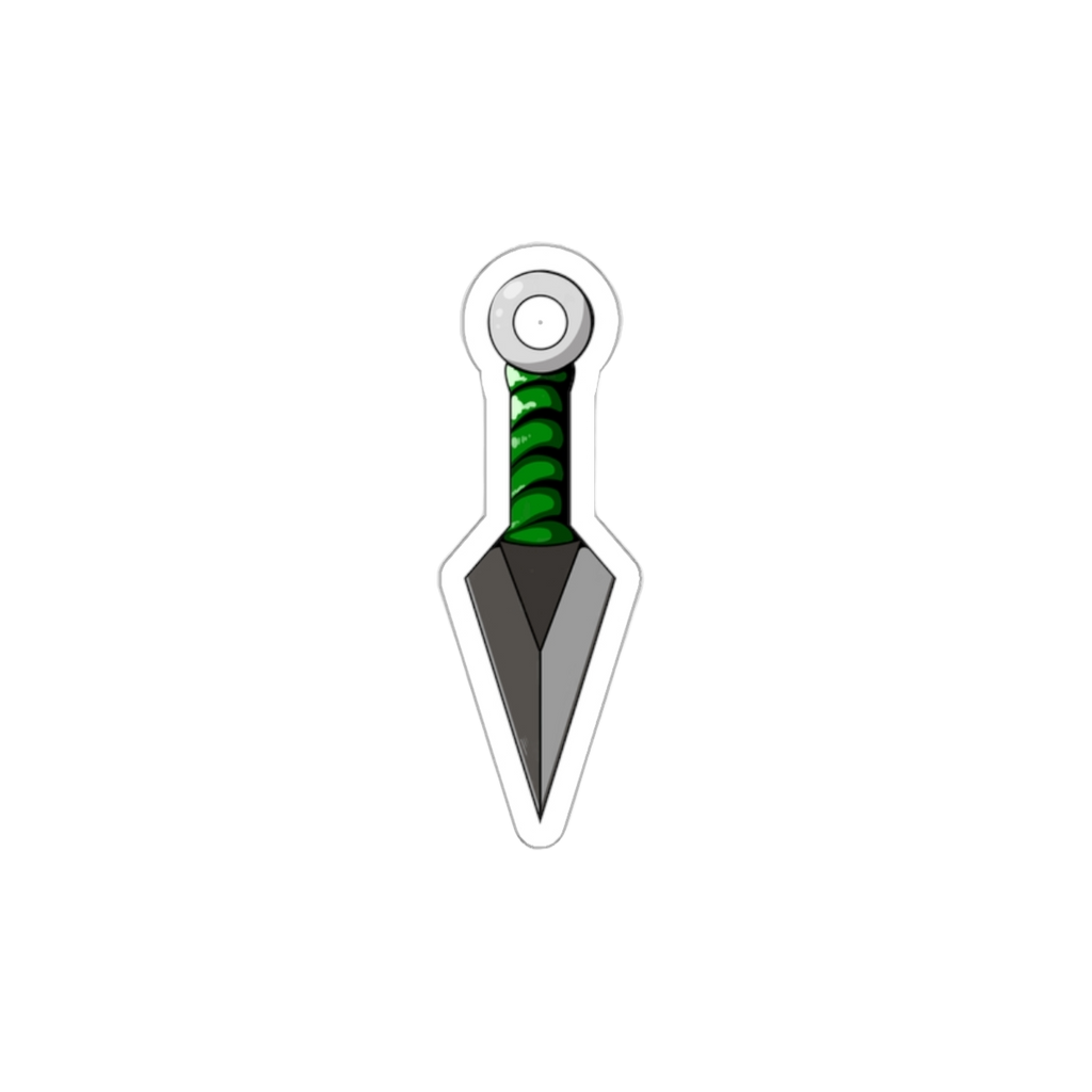 Green Kunai Sticker