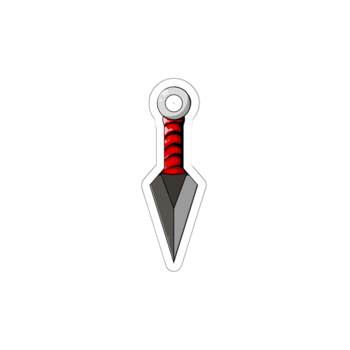 Red Kunai Sticker