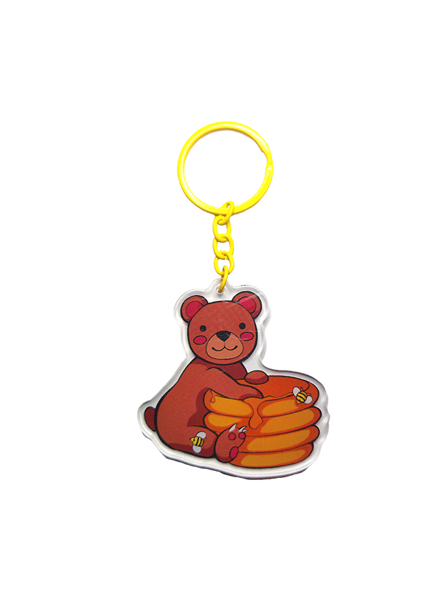 Honey Bear Keychain