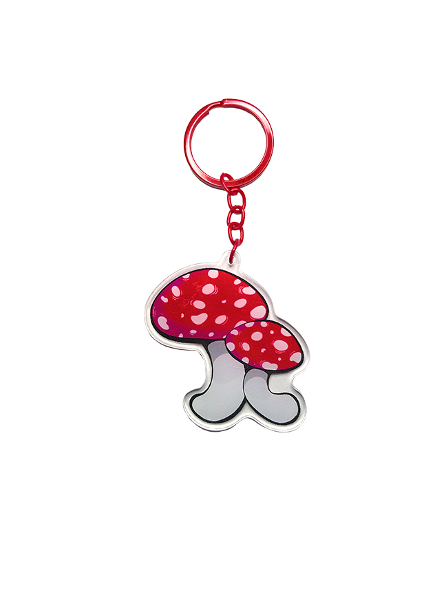 Mushroom Keychain